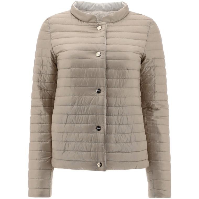 Herno Reversible Down Jacket, White/Grey